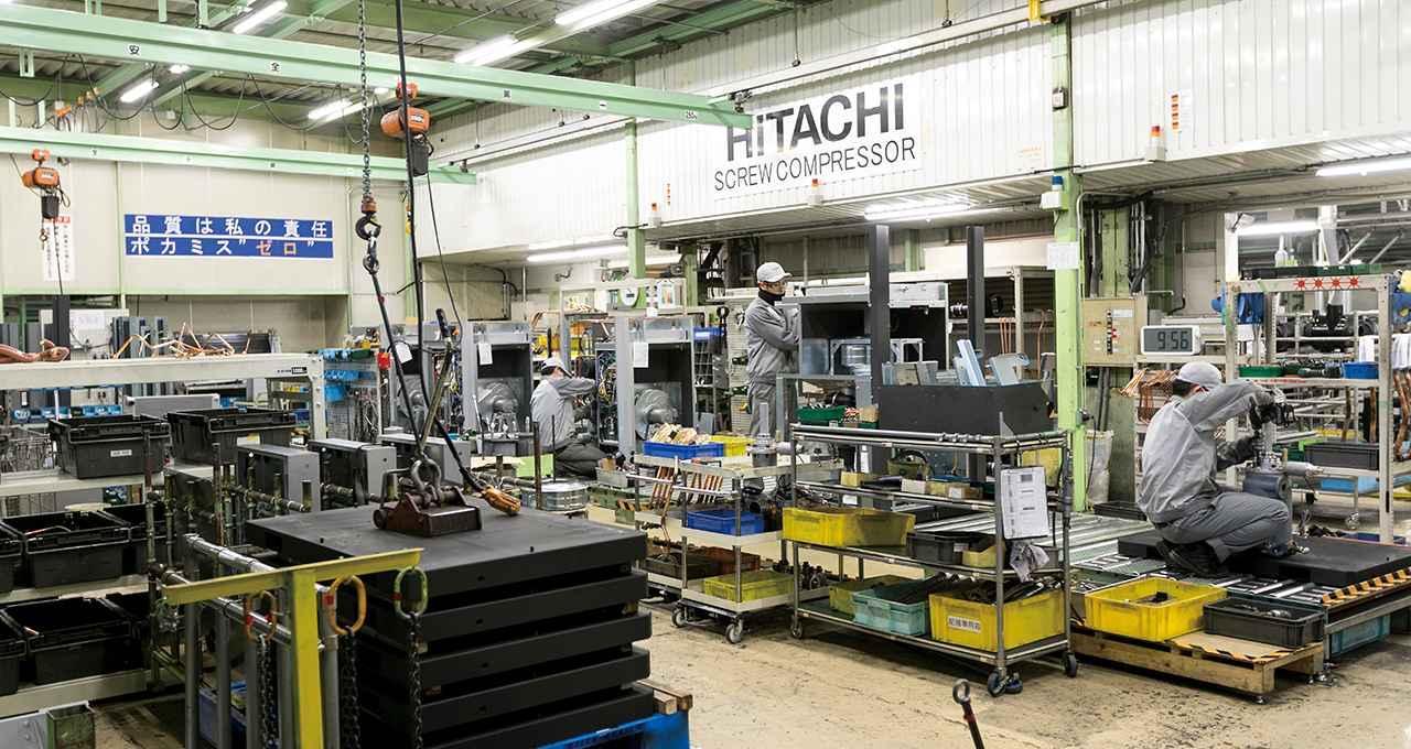 Những dấu mốc cải tiến công nghệ máy nén khí Hitachi